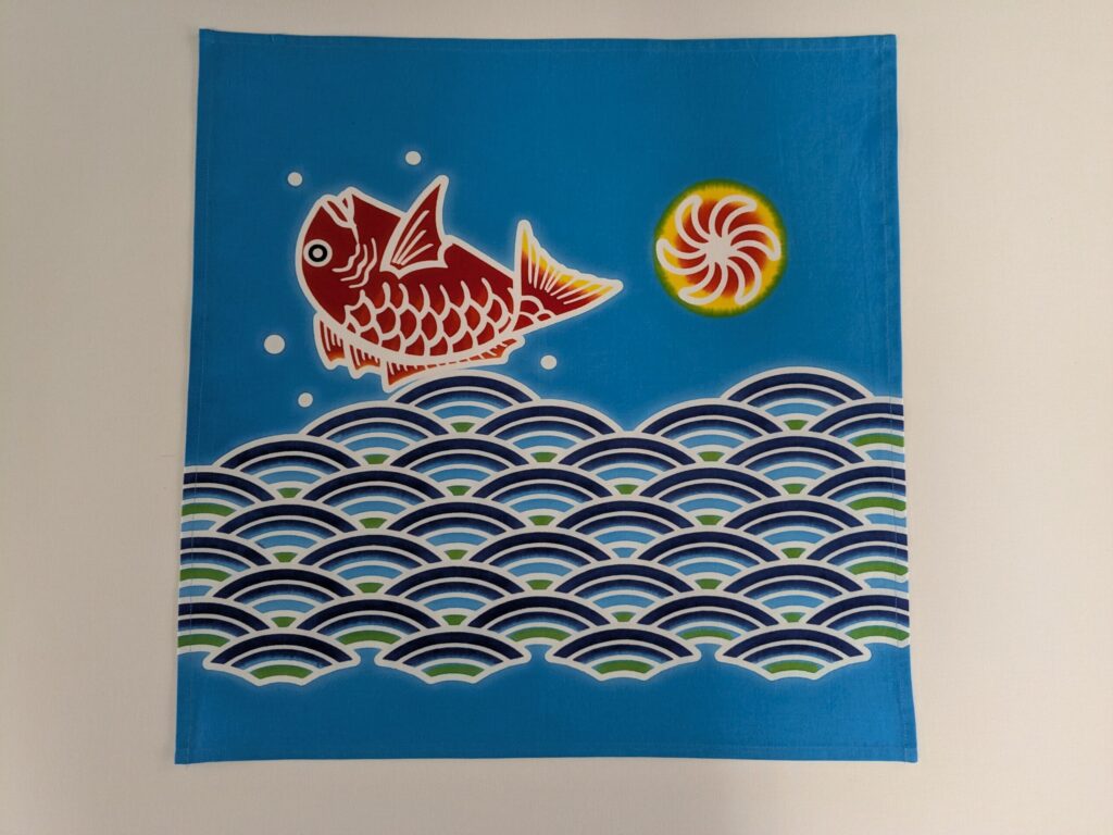 鯛染物体験完成